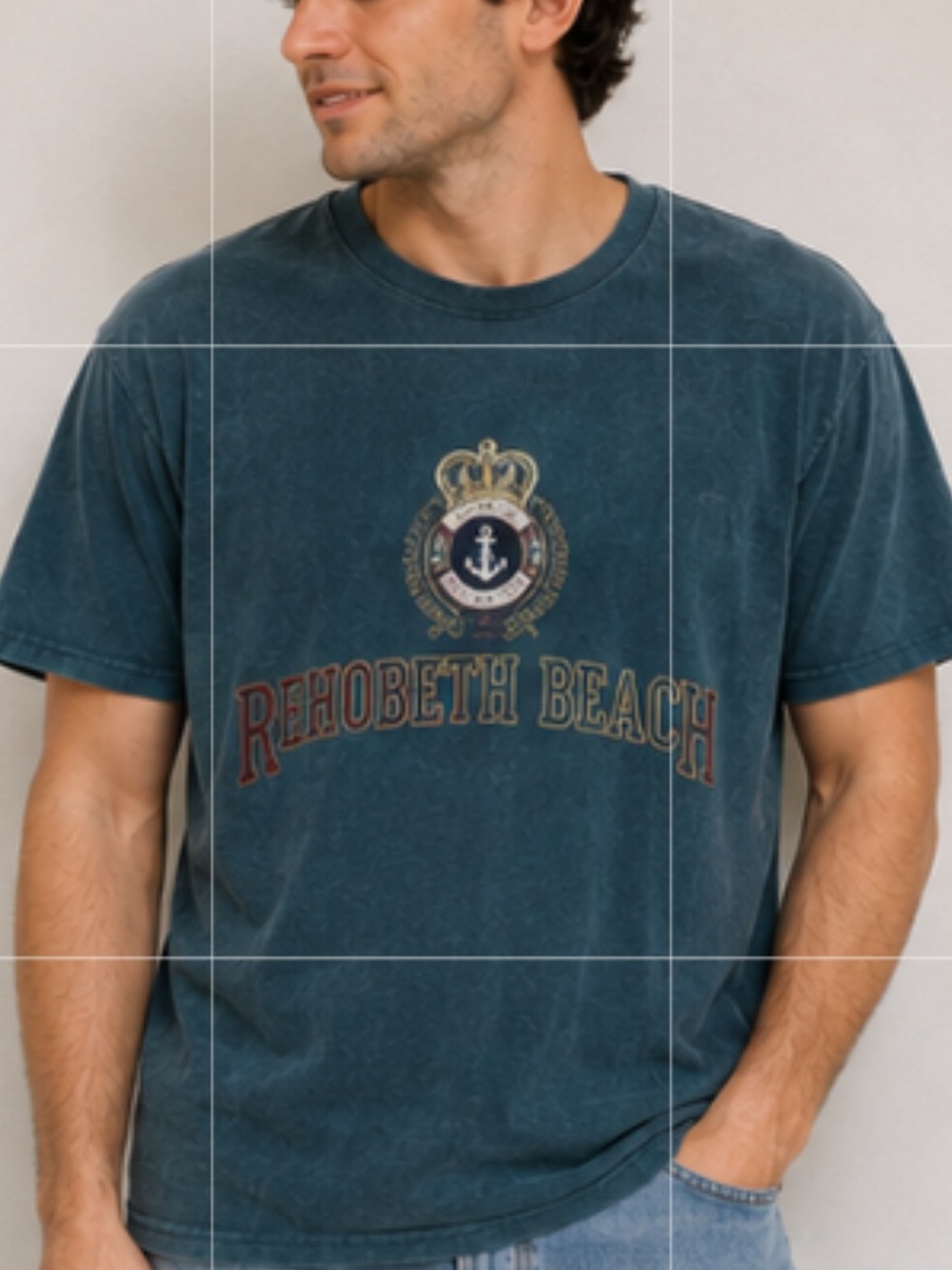 Vintage beach graphic tee xlarge